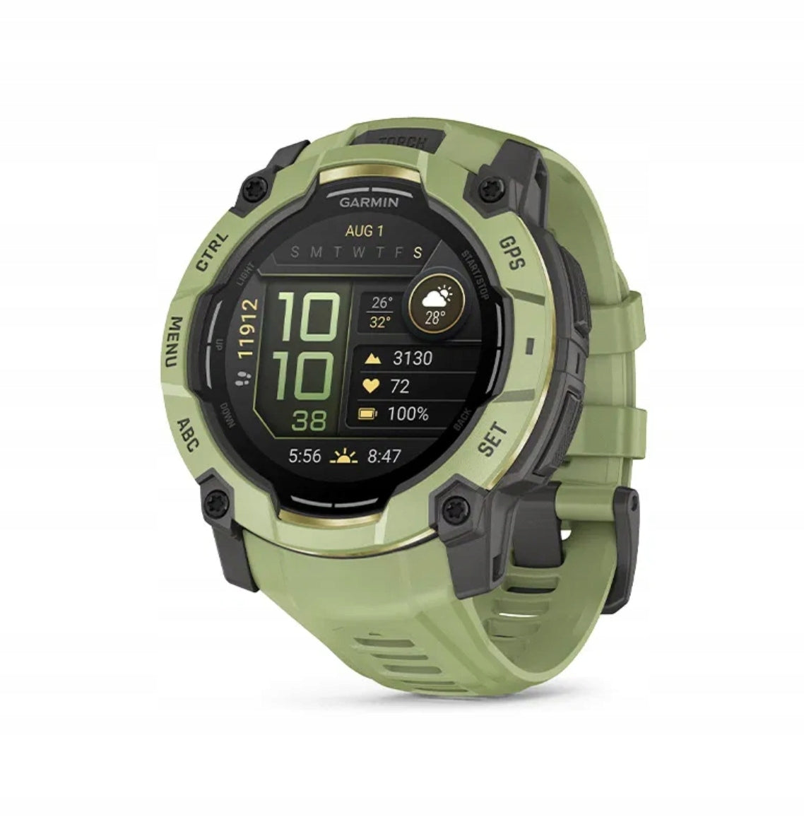 Sports watch Smartwatch Garmin Instinct 3 Amoled GPS 50mm green
