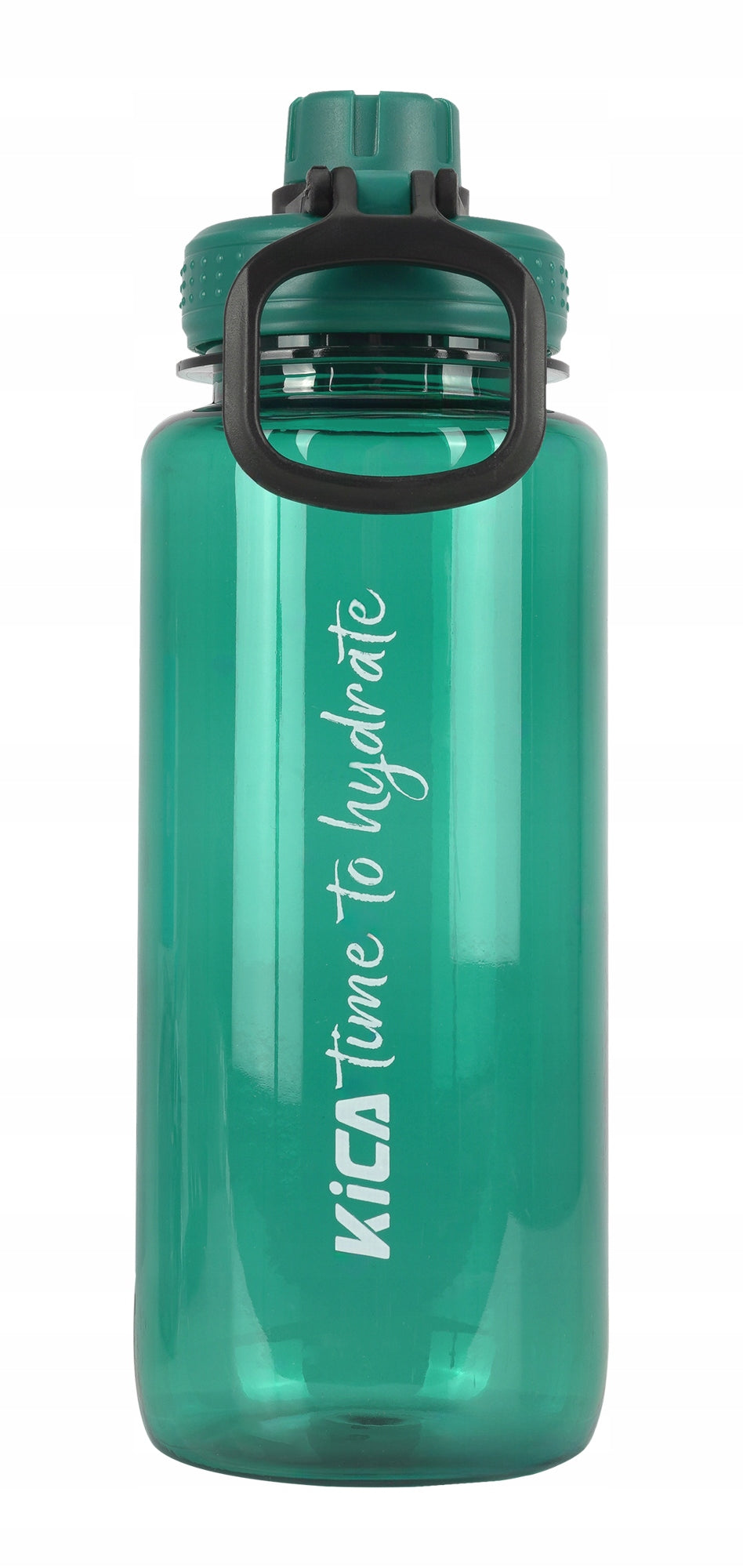 Sports water bottle motivational training water bottle KiCA SB01 1l green Color green