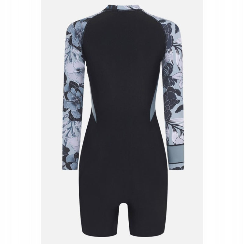 Sporty One-piece swimsuit with front zip 2XL Model 8065-2XL