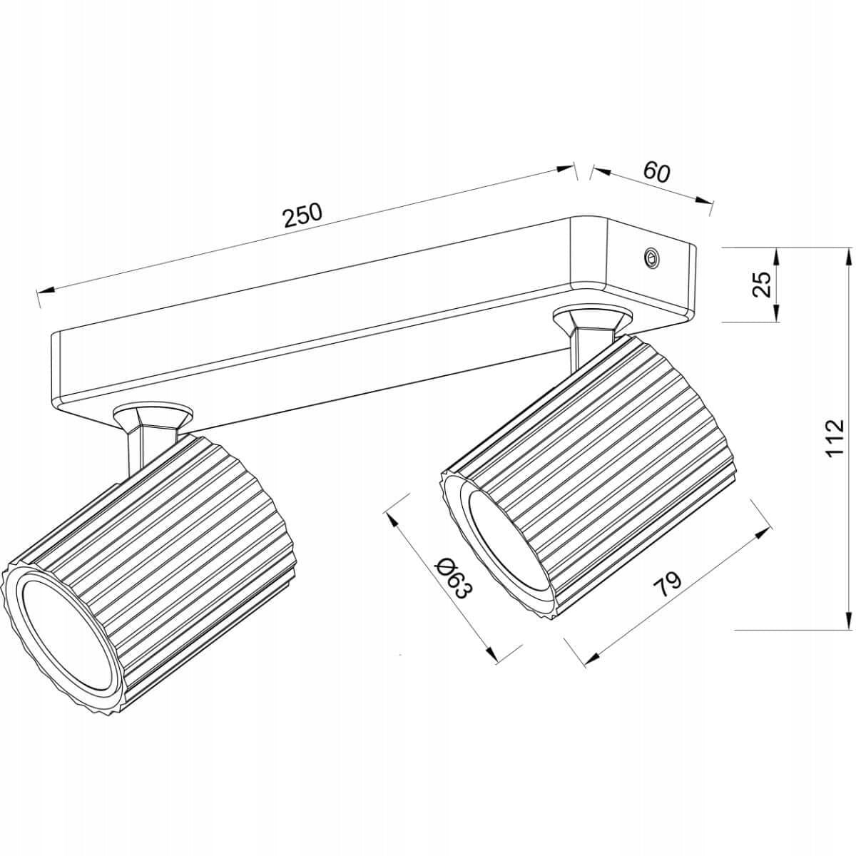 Light Prestige pakabinamas šviestuvas Tokio 2, baltas