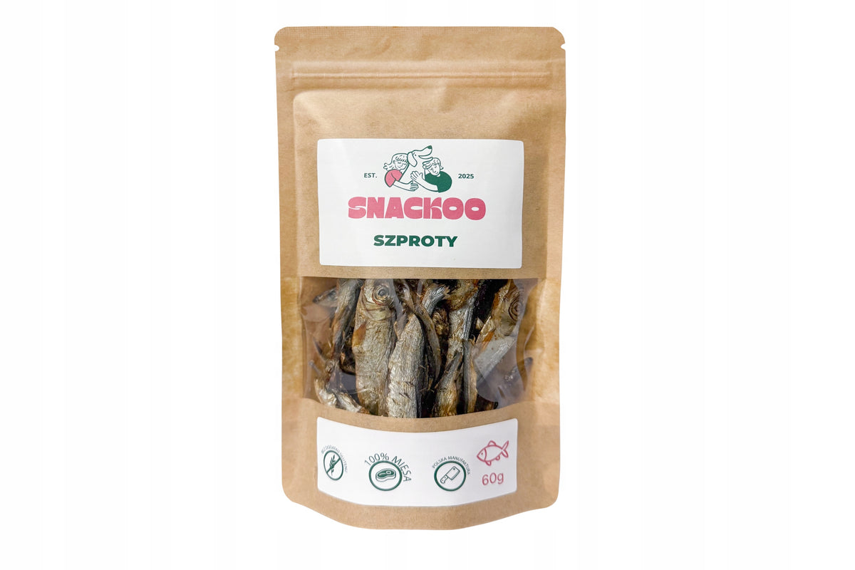 Sprats for dogs 60g Flavor fish