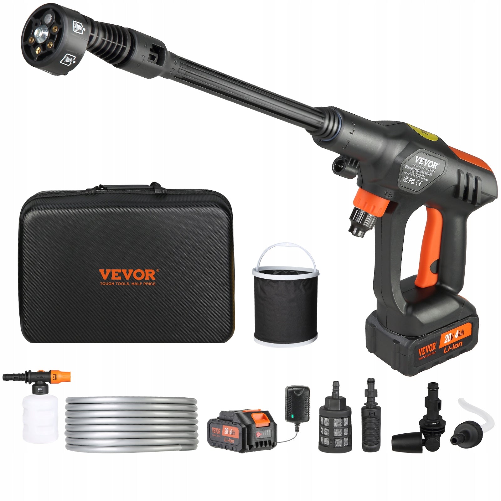 Spray Gun For Pressure Washer Wireless 50Bar 250W 21V