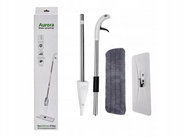 Spray MOP spray with container microfiber MOP FLAT WITH WASHER Color white