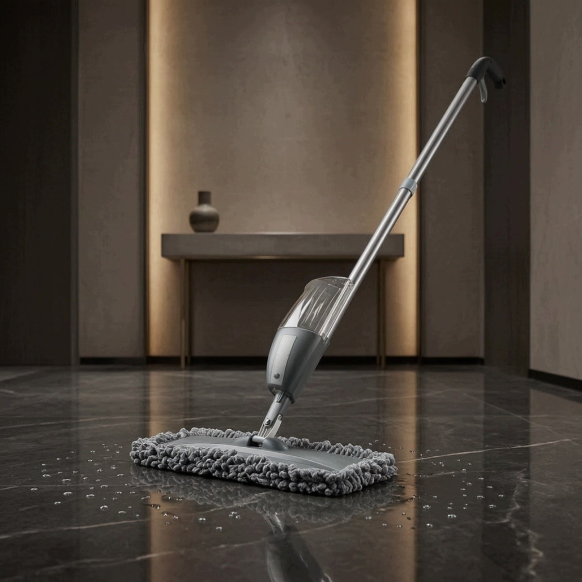 Spray Mop with Microfiber Pad 360-Degree Swivel for Wood Floors, Homeowners Brand no brand