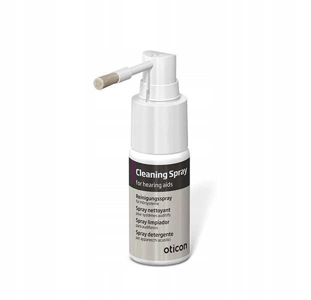 Spray OTICON with hearing aid disinfection brush 30ml