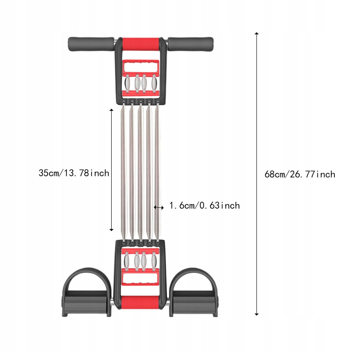 Spring Chest Expander Exercise Arm Muscle Exerciser Strength Training Arm Packaging status original