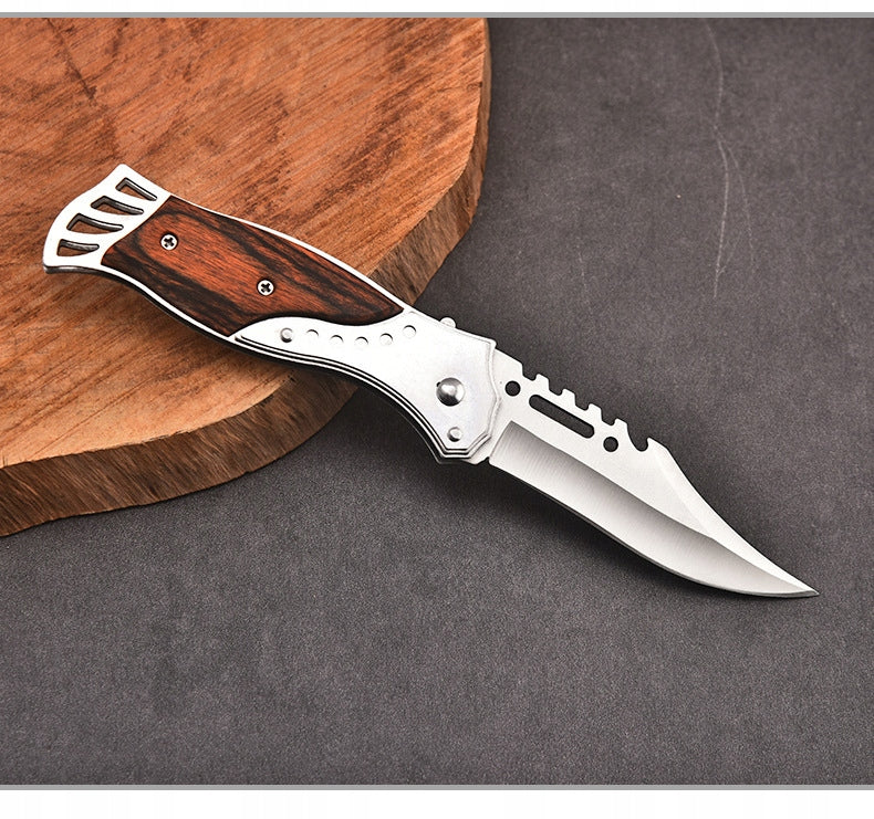 Spring Knife Folding Tactical Pocket Knife Fishing Machine Mushroom Packaging status original