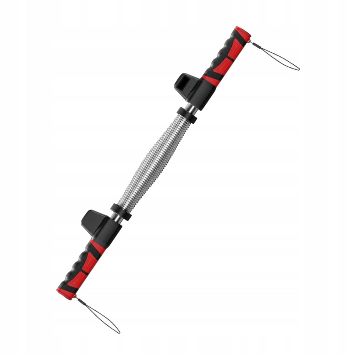 Spring Power Twister Bar Portable Arm Exerciser for Fitness 60kg silver