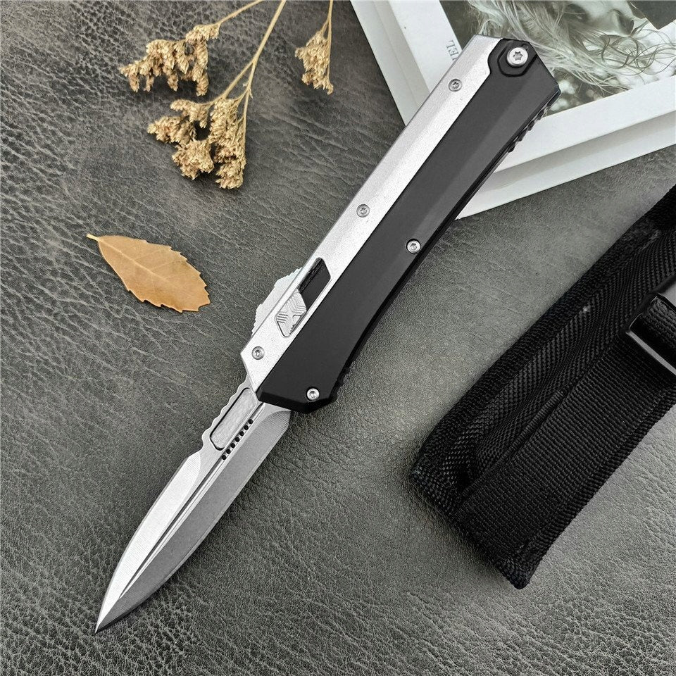 Spring folding knife extendable from the front GLYKON automatic auto OTF F70 Manufacturer code F70