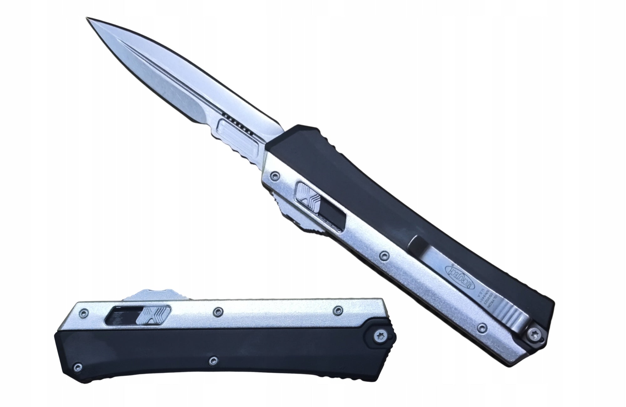 Spring folding knife extendable from the front GLYKON automatic auto OTF F70