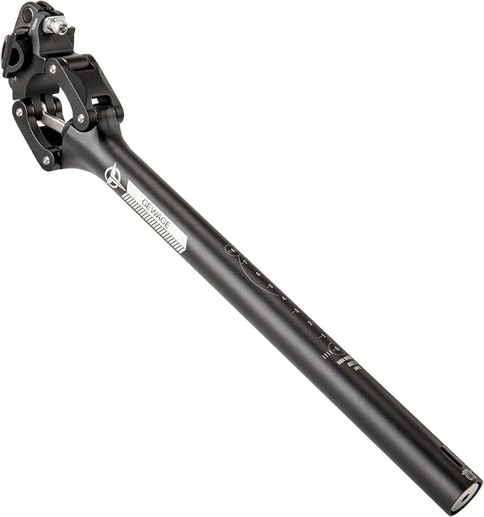 Spring-loaded aluminium seat post for bicycle 31,6 mm Packaging status original
