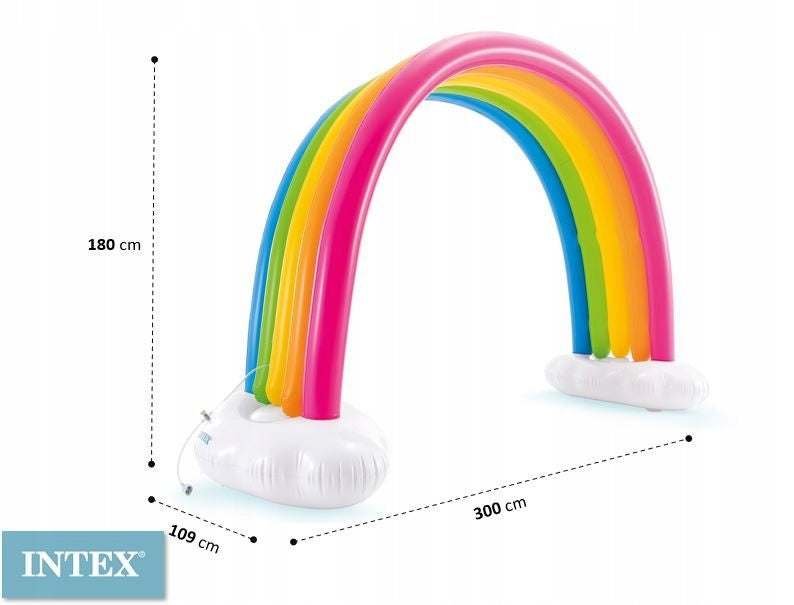 Sprinkler gate rainbow large 300x180 cm Intex 56597 Manufacturer code 56597