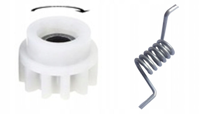 Sprocket + spring for Vileda Turbo mop - set