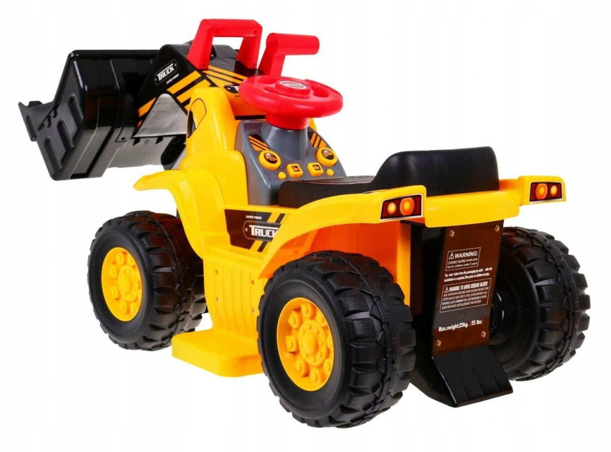 Kinder-Elektrobagger, gelb 
