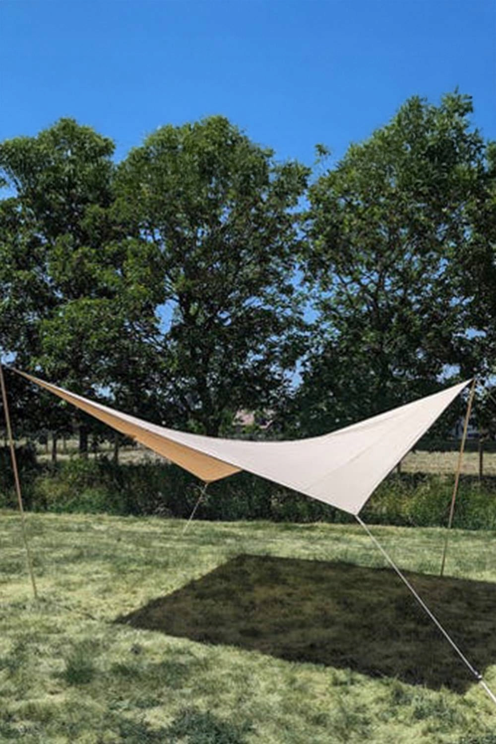 Square Camping Plate CanvasCamp 3.8 M