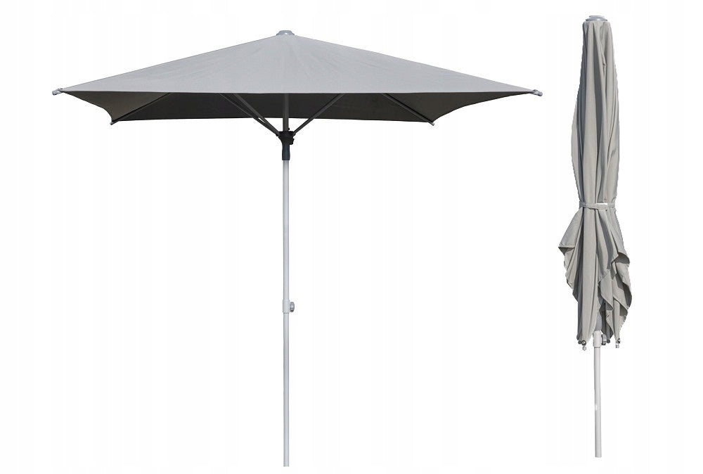 Square Folding Garden Umbrella - Grey - Sole - 250x250