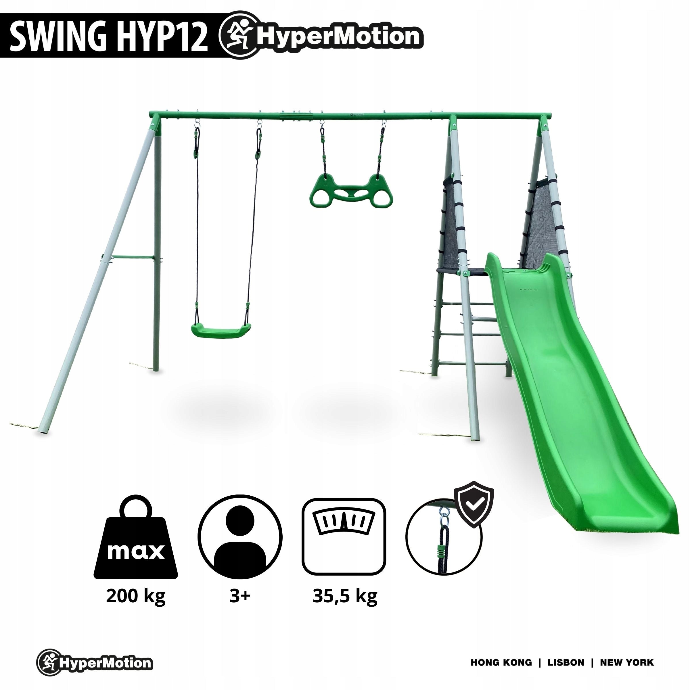 Square Toys Children's Swing Garden Slide Giant Trapeze XXL Packaging status original