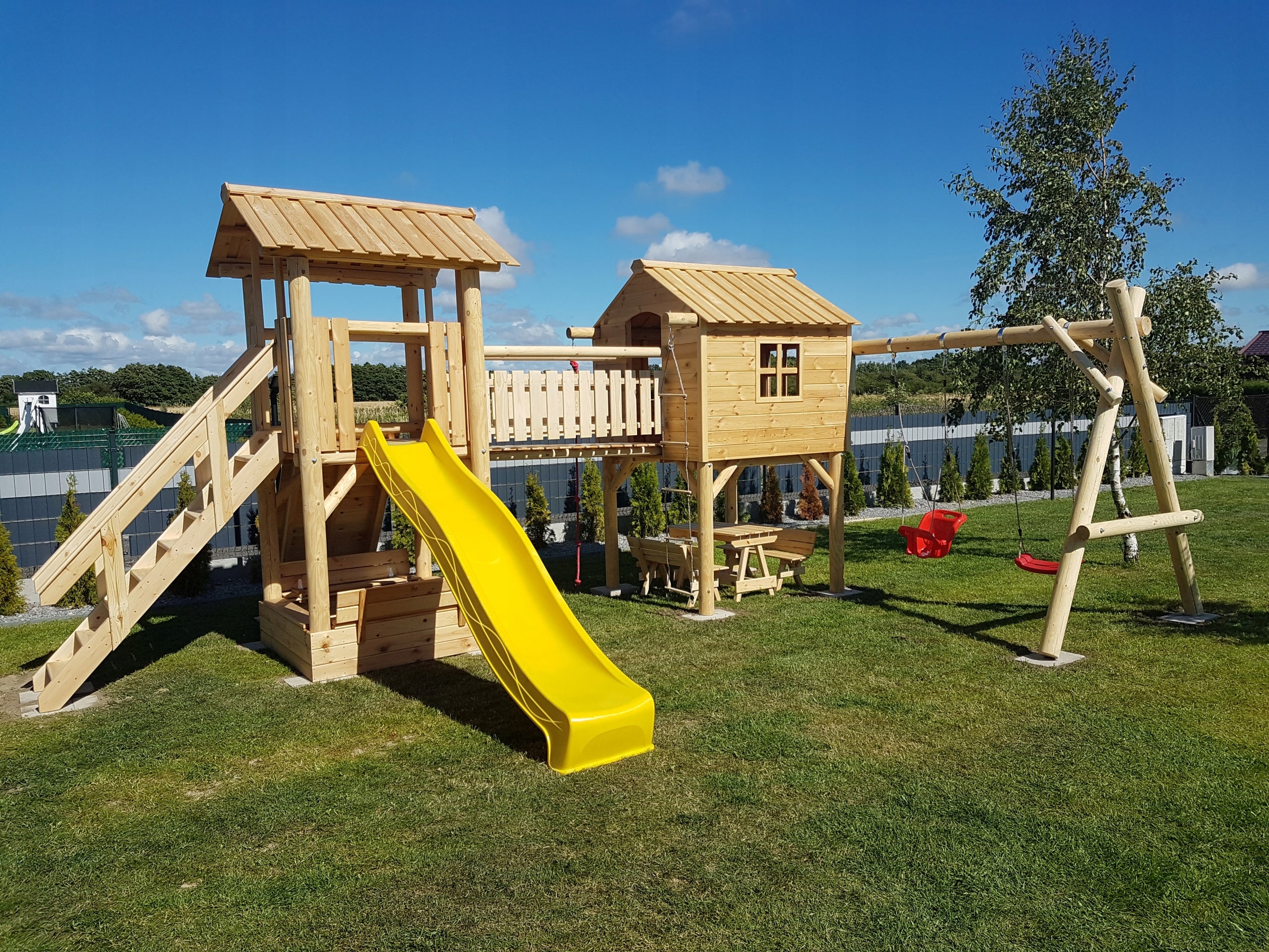 Square Toys, Cottage, Swings, Gazebos-PINOCCHIO Brand MKC-DREW