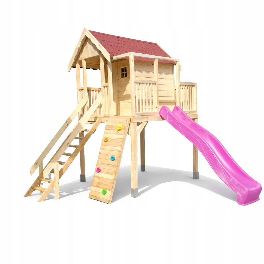 Square Toys Maja Cottage for children Garden Sensory Swing slide climbing Brand no brand