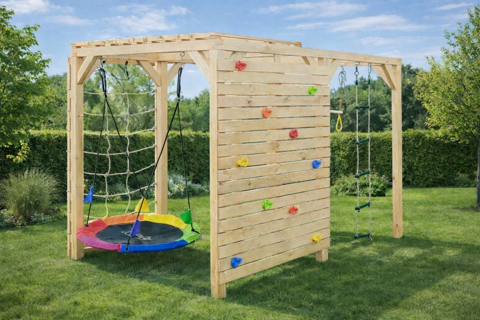 Square Toys Monkey Grove Swing climbing stones net, stork nest Brand no brand