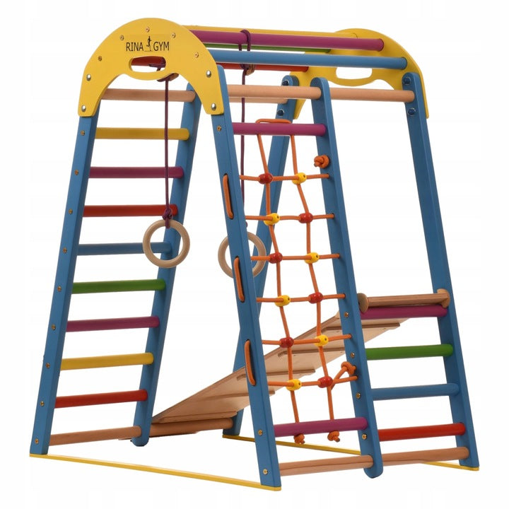 Square Toys Wooden for Children's Home Children's 125x100x80 cm 6in1 Brand Rinagym