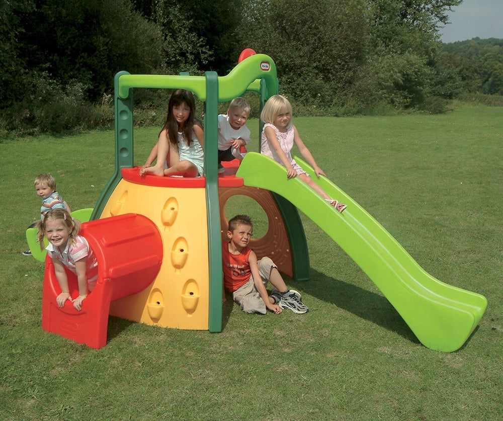 Square Toys for children set of 2 Slides Climbing Tunnel Little Tikes Manufacturer code 445Z00060