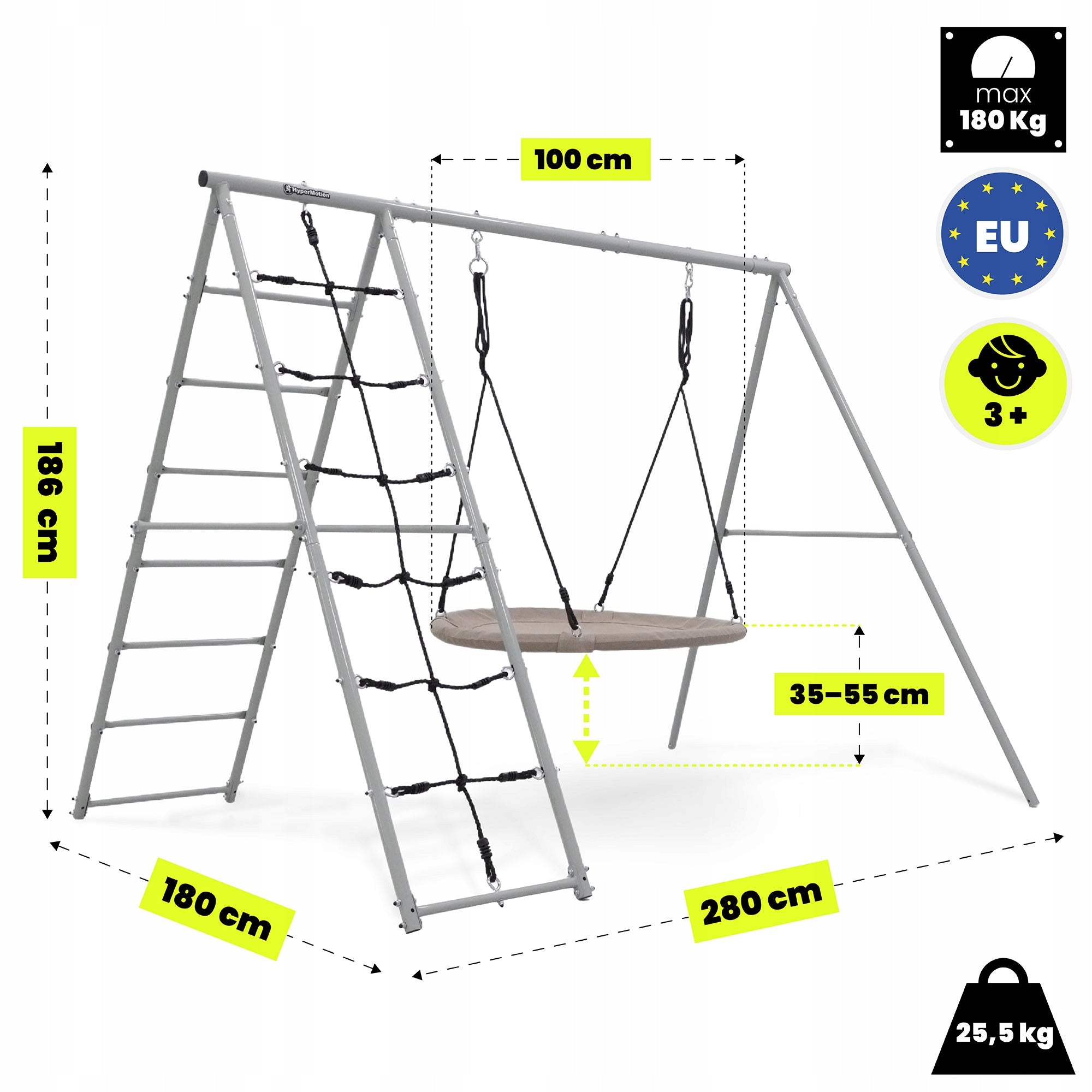 Square toys 3in1 HyperMotion ladder net socket XL Kid's age 3＋ years