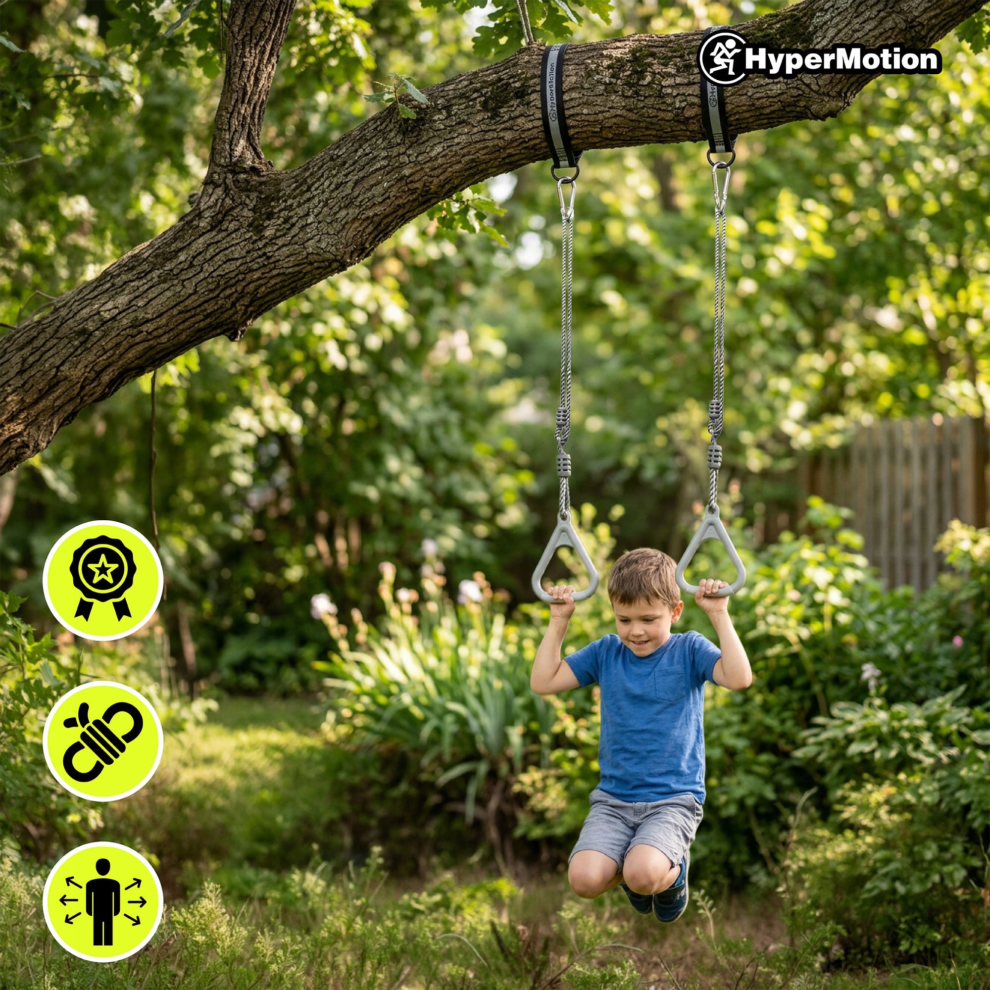 Square toys 5in1 HyperMotion ladder bar for home garden rope park Kind plastic
