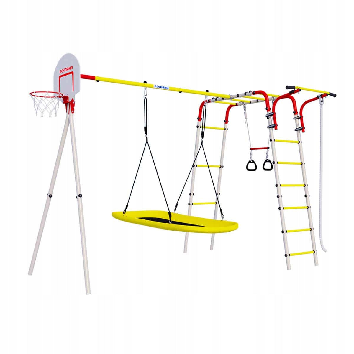Square toys ACROBAT garden | Ladder deckchair swing basket | Steel