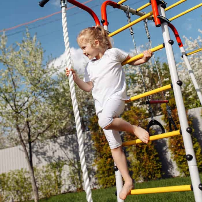 Square toys ACROBAT garden | Ladder seat basket | Steel Character/Title none