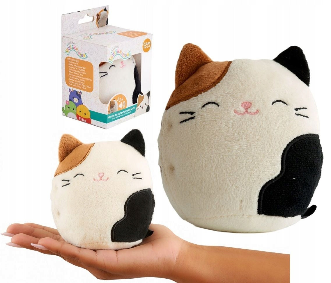 Squishmallows Cat Bluetooth Speaker 5.0 Plush Toy up to 10m 400mAh for Kids