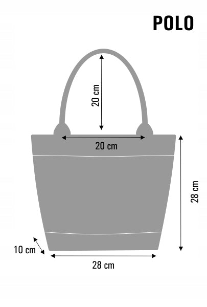 Öko-Filzhandtasche für Damen sPolo Leaf 