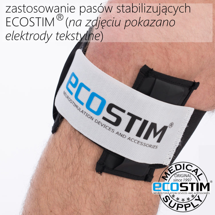 Stabilizing Belt With Buckle For Textile/Silicone Electrodes 66×6cm Color black