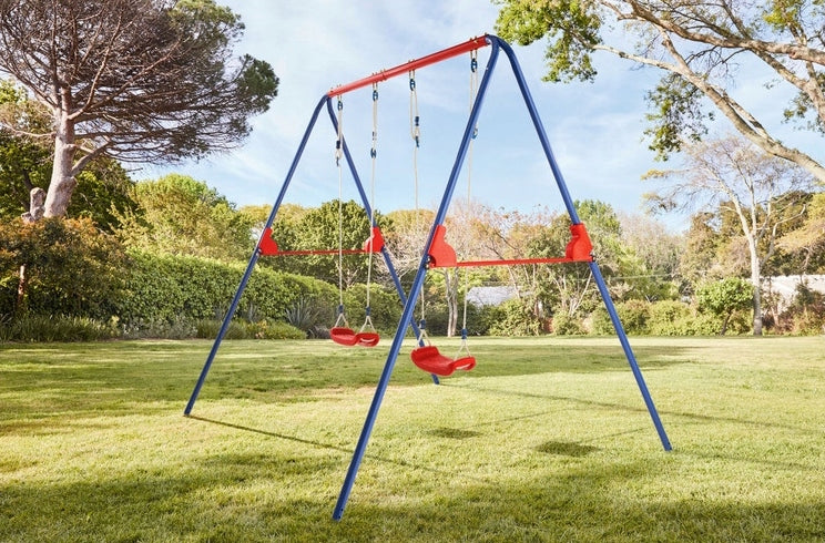 Stable Garden Swing for Kids + 2 Swings + Stork Nest Kid's age 3＋ years