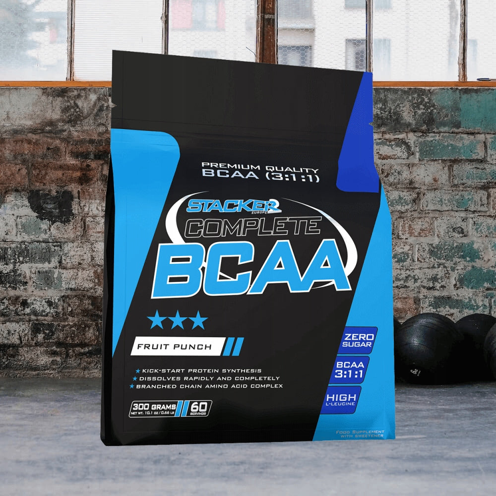 Stacker 2 Complete BCAA (300g) Fruit Punch Expiration date at least 3 months from the date of purchase