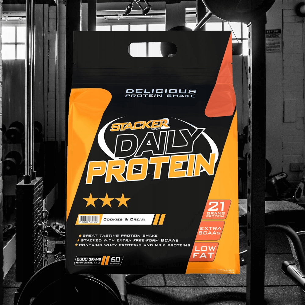 Stacker 2 Daily Protein (2000g) Cookies & Cream Expiration date at least 3 months from the date of purchase