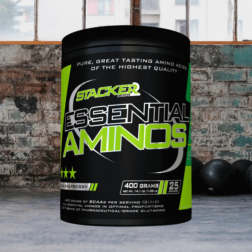 Stacker 2 Essential Aminos (400g) Blue Raspberry Expiration date at least 3 months from the date of purchase