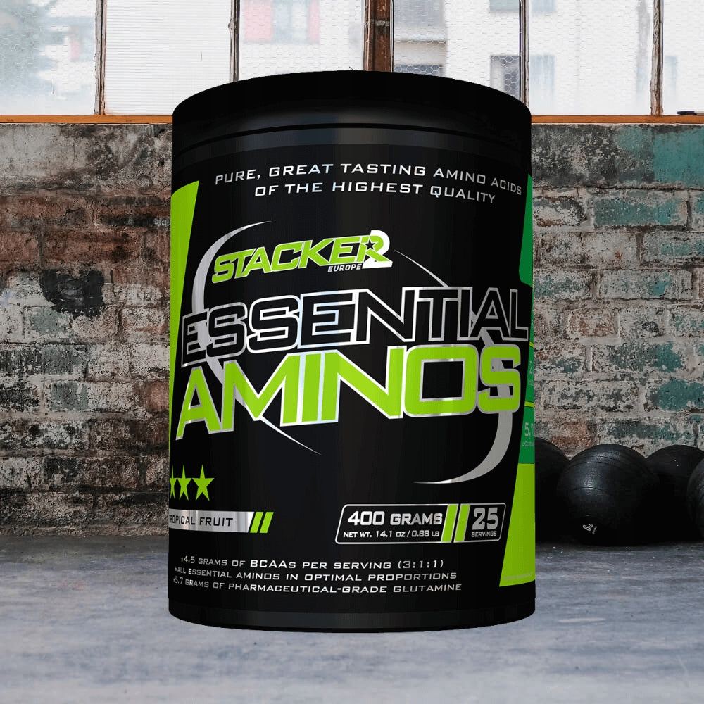 Stacker 2 Essential Aminos (400g) Tropical Expiration date at least 3 months from the date of purchase