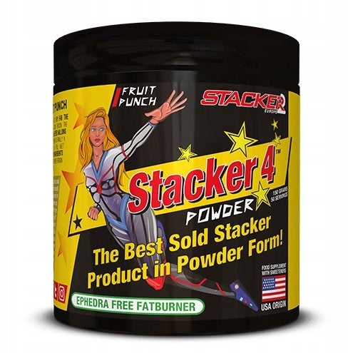 Stacker 4 Powder Fruit Punch 150g
