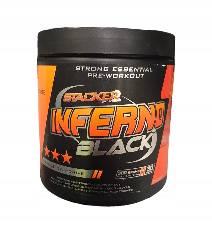 Stacker2 Europe Pre-workout Inferno Black Orange Overdrive 300g