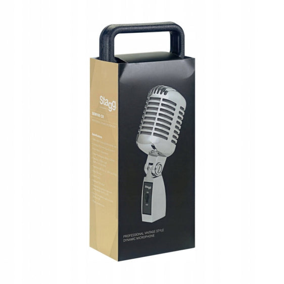 Stagg Vintage SDM 100 Dynamic Microphone Manufacturer code SSDM100CR