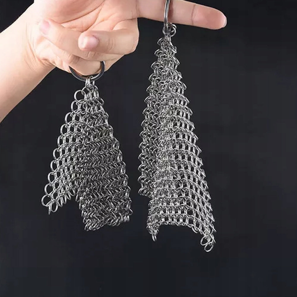 Stainless Steel Barbed Scrubber Cast Iron Cleaner for Pate