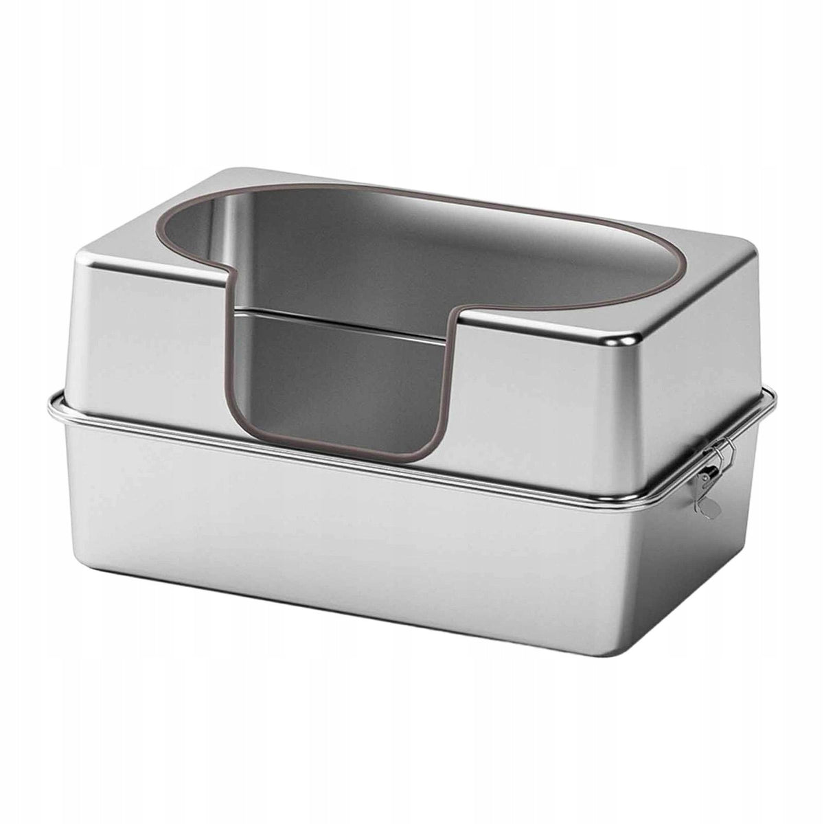 Stainless Steel Cat Litter Box Sturdy Large Capacity Portable with High S Packaging status original