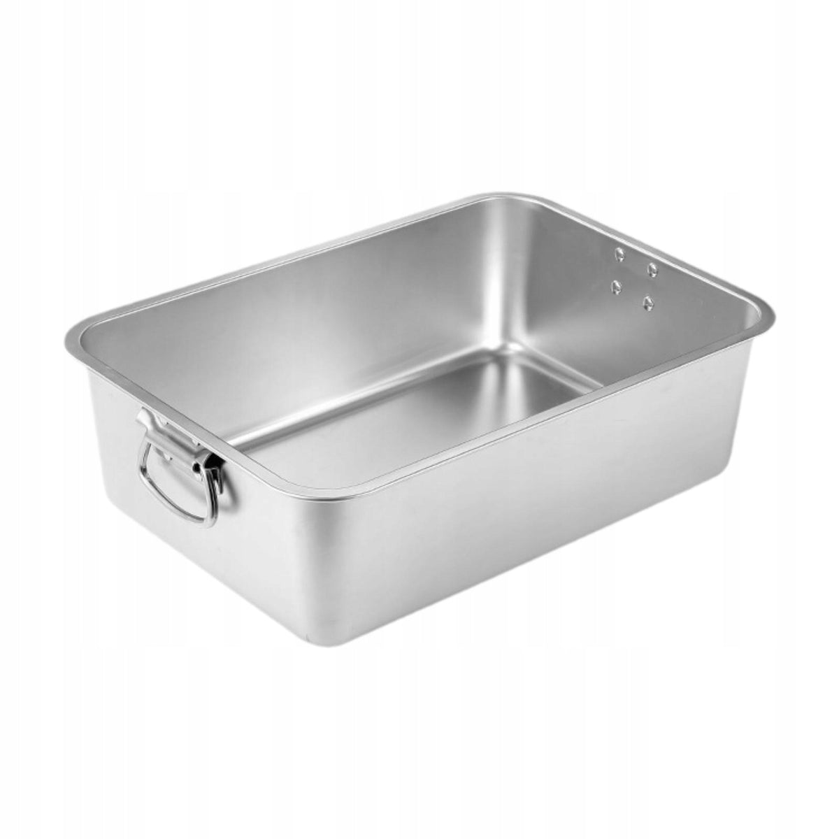 Stainless Steel Cat Litter Tray Easy Clean Cat Litter Basin Pet Bedpan M
