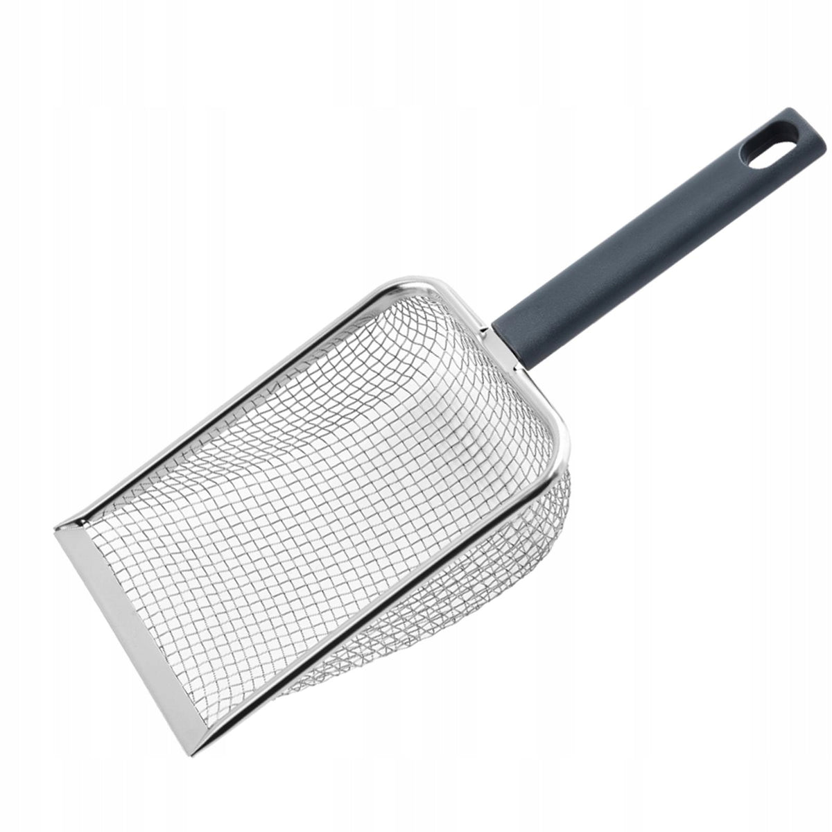 Stainless Steel Cats Litter er Cleaner with Handle Screen Fecal 6 Mesh