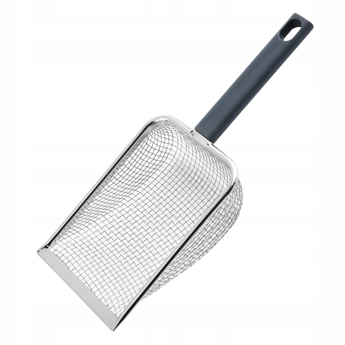 Stainless Steel Cats Litter er Cleaner with Handle Screen Fecal 8 Mesh Packaging status original