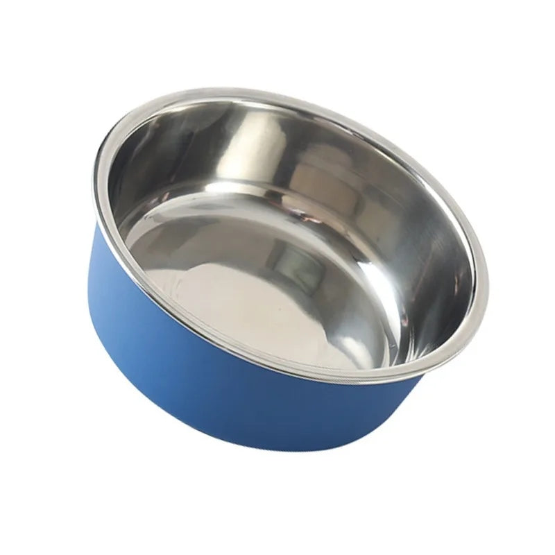 Stainless Steel Dog Bowls CAT DOG BOWL FOR PETS FOOD BOWL