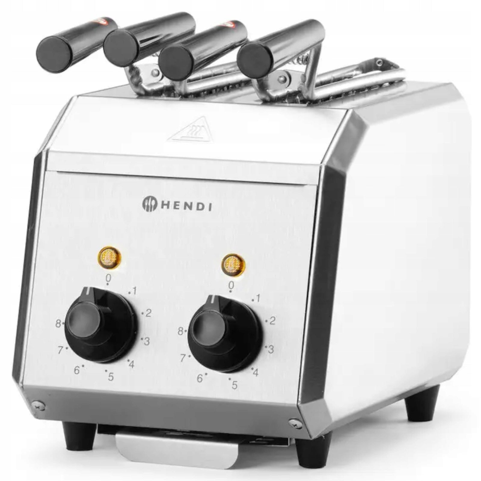 Stainless Steel Double Sandwich Toaster 1200W 230V Hendi
