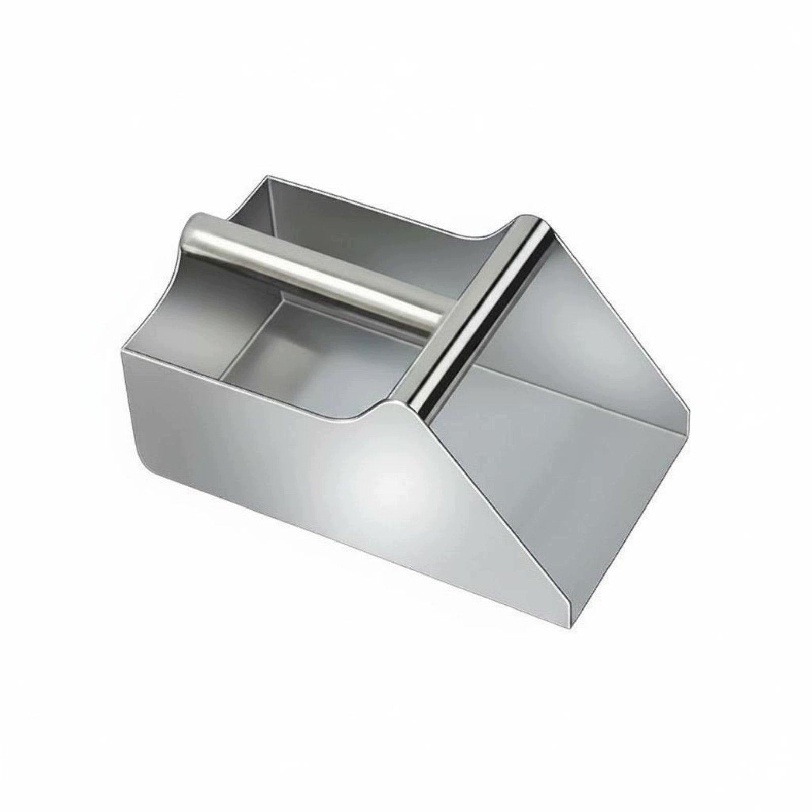 Stainless Steel Dustpan Heavy Duty Handheld Metal Pan Cleaning 25-28-12cm