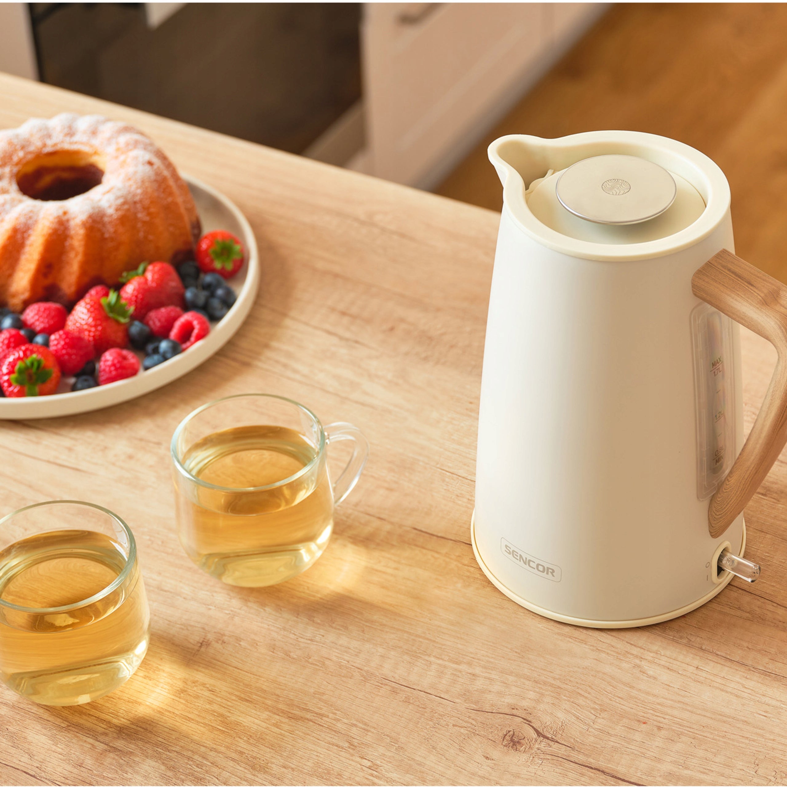 Stainless Steel Electric Kettle Sencor SWK 2717YG 1,7L STIX 360 Capacity 1.7 l